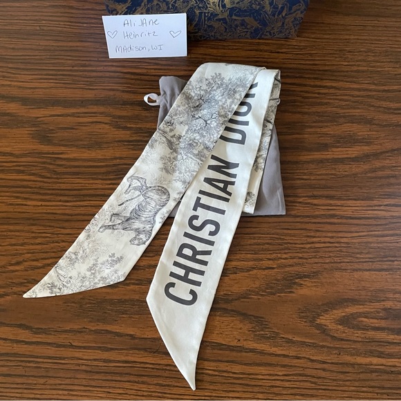 🌟trade🌟DIOR Toile De Jouy Mitzah Twilly - Picture 2 of 9